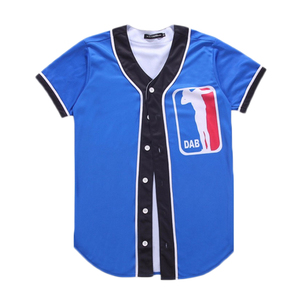 Venta al por mayor 100% poliéster sublimado Custom Plain baseball Jersey - Product Image 5