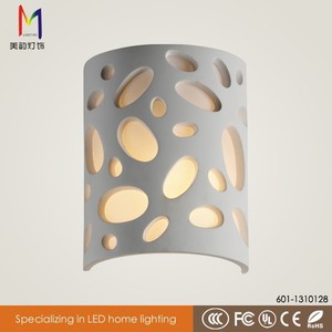 Nuevo producto 3d caved colgante de pared puro simple lámparas led wll - Product Image 1