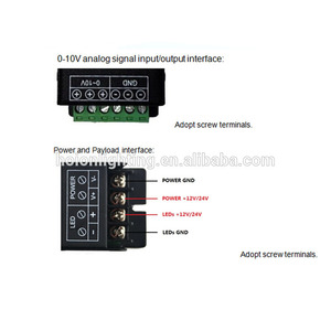 25A Single Channel 0 - 10 V Led Dimmer controller, <span class=keywords><strong>300</strong></span> w, 12 V 24 V dc, <span class=keywords><strong>Ce</strong></span>, Emc, Lvd, Rohs, 2 anos garantie - Product Image 5