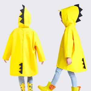 Leuke Dinosaurus Polyester Baby Regenjas Outdoor Waterdichte Regenjas Kinderen Ondoordringbare Poncho Jongens Meisjes Regen Jas