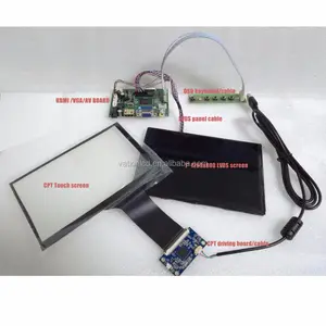 7 Inch 1280X800 Lvds Scherm En Vga/Av Board En Cpt Capacitieve Touch Kit