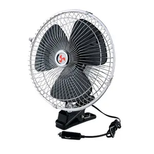 6 inch 8 inch 9 inch auto oscillating fan dc 24v 12v cooling car fan