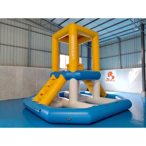 Torre de Salvavidas Inflable de PVC de 0.9mm para <span class=keywords><strong>Parque</strong></span> Acuático - Product Image 2
