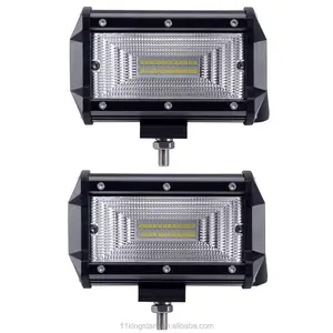 Yosovlamp Mobil Truk Mengemudi Strobo 5.2 Inci 36W LED Kerja Lampu Bar 36W 72W 6000K Kuning 3000K Lampu Kerja LED