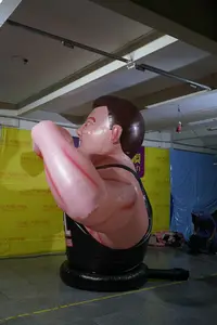 Giant Customized Inflatable Muscle Man Đối Với Khuyến Mãi