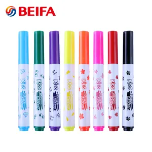 Beifa Brsy0020 Studenten Kinderen Gebruiken Diy Wasbare Roller Stamp Marker Pennen Met Verschillende Patronen