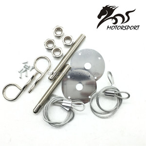 Kit Universale per Chiusura Cofano <span class=keywords><strong>Auto</strong></span> Plus Flush, Serrature per Motore da Corsa, Kit di Bloccaggio Cofano - Product Image 1