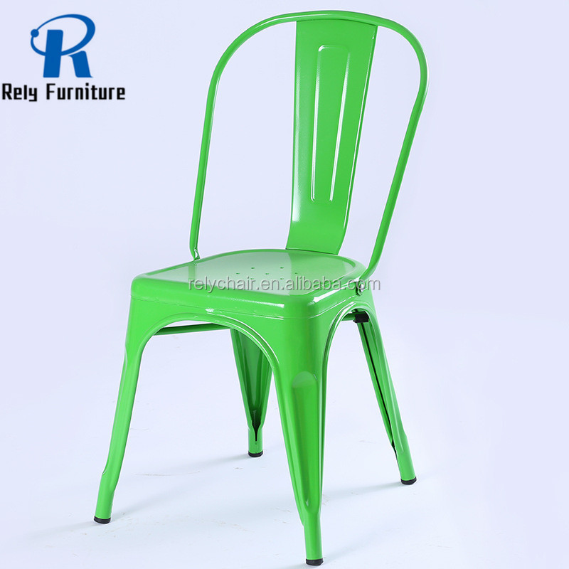 IRON Restaurant Dining Chair Copper Metal Cafe Chairs
