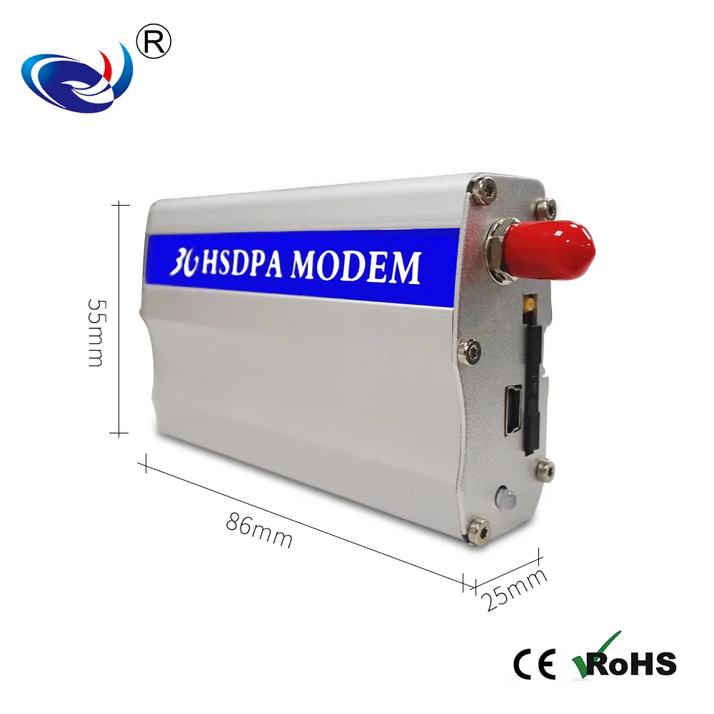 GSMモデム3GUMTS (WCDMA)/HSDPA周波数850/1900 MHz、900/2100 MHz、850/2100 MHzオプションのバルクSMSデバイス