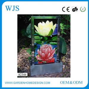 Cientos de diseño de acero inoxidable de agua fuente del jardín de flores de metal para <span class=keywords><strong>la</strong></span> venta - Product Image 3