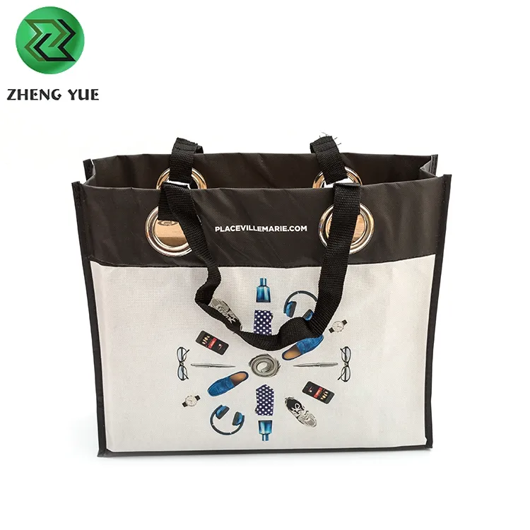 Sinh Thái Tái Sử Dụng 80Gsm Silkscreen In Xử Lý Không Dệt Tote Túi