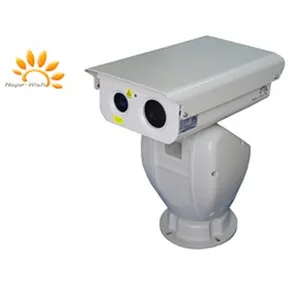 Longue portée 60x zoom vision nocturne infrarouge laser IP caméra de surveillance