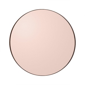 Nordic Hotel Decorative Large Round Iron Frame Smoky <strong>Grey</strong> Glass <strong>Mirror</strong> for Home Living Room Bathroom Furniture - Product Image 6