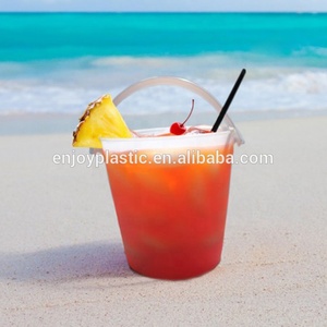 32oz <strong>Cheap</strong> Price Plastic Punch Drink <strong>Bucket</strong> Rum <strong>Bucket</strong> Punch <strong>Bucket</strong> - Product Image 3