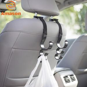 Paquete de 2 piezas auto del asiento trasero del organizador asiento reposacabezas de coche reposacabezas del asiento ganchos - Product Image 4
