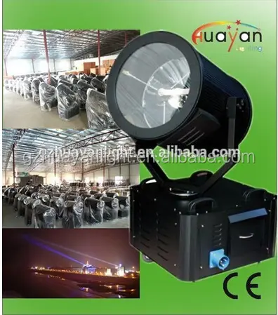 Hot Sale 1KW ~ 7KW Outdoor Mover Kopf Beam/ Sky Search Light 5KW Wasserdichtes Sky Tracker Light