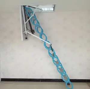 2017 Henan Lilt Using indoor steel semi automatic attic electric ladder