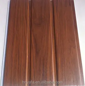 Teak Holz farbe pvc plank pvc wand panel