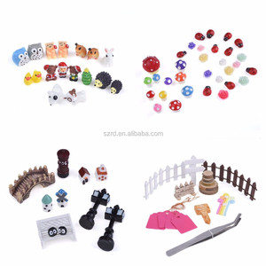 Antner 72 Pieces Miniature <strong>Fairy</strong> <strong>Garden</strong> <strong>Kit</strong> for DIY Resin/Decor with Storage Box Resin Toys - Product Image 6
