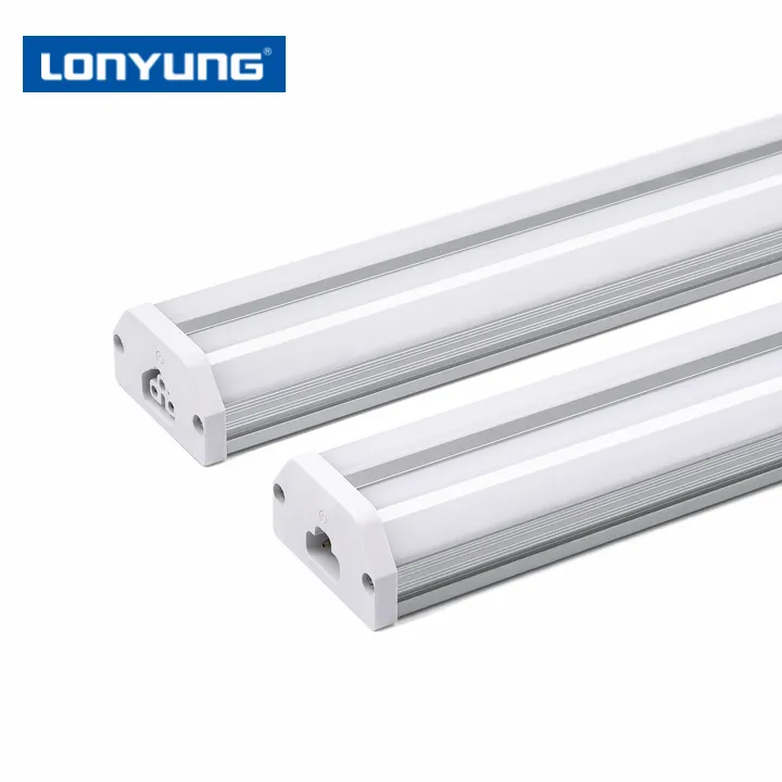 Linkable tubo ETL CE SAA dupla T5 loja luz 110lm/w t5 luz de tira 300 milímetros levou dispositivo elétrico-2400 milímetros 2700-6500k t5 lâmpada fluorescente