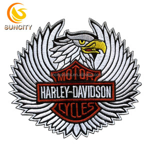 Patch Desain Promosi Motor <span class=keywords><strong>Eagle</strong></span> Kustom Klub Sepeda Besi Pada Dukungan Patch Bordir untuk Jaket