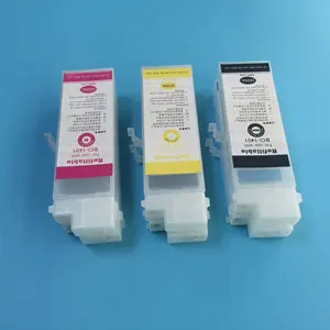 Hugboma — cartouche d'encre vide rechargeable pour imprimante, avec puce, pour Canon iPF 102, 500, 510, 600, 610, 700, 710, 605, 650, 655, 750, 755, 760