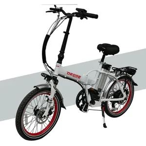 Vélo électrique pliant de 20 pouces, 36v 250w, 25 km/h, bicyclette à moteur