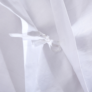 100% Cotton 60*40S 3 Cm Satin Sọc Bán Buôn Khách Sạn Linen Trắng Tấm Ga Trải Giường Đặt Nữ Hoàng King Kích Thước Tùy Chỉnh Tấm Trải Giường Bộ Đồ Giường - Product Image 5