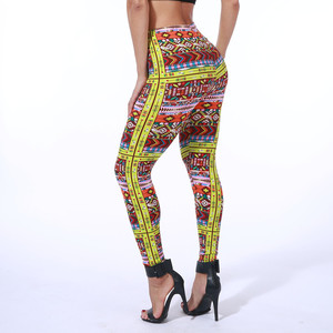 Legging avec papillon de pêche, vêtement en soie douce, vente en gros, motifs floraux brossés, vente en gros, 92/8 - Product Image 3