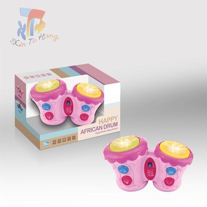 Bébé musical jouet heureux <span class=keywords><strong>africain</strong></span> rose tambour - Product Image 1