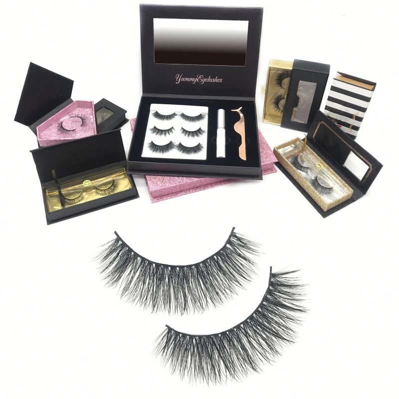 3D шелковые накладные ресницы Создайте собственный бренд накладные ресницы с индивидуальным логотипом