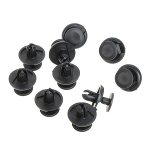 Nhựa màu đen Nylon Xe Ô Tô Fender Đinh Tán Fastener Đẩy Clips - Product Image 2