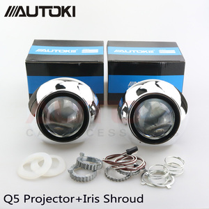 Mini D2S Kim Loại Q5 3.0 Inch HID Bi Xenon Đèn Pha Ống Kính Máy Chiếu + Iris Những Tấm Vải Liệm Sử Dụng D2S D2H Bóng Đèn Đèn - Product Image 4