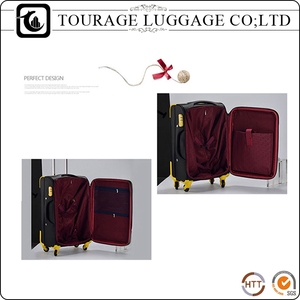 Plier Noir Cargo Transporteur Deux Laïcs <span class=keywords><strong>4</strong></span> Roue Double Zipper Bagages Sac - Product Image 4