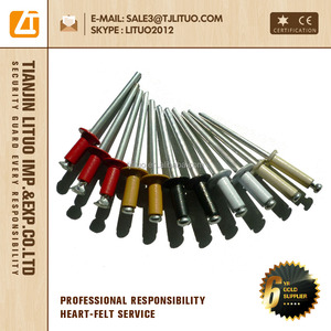 الألومنيوم الصلب مغلقة النهاية الألومنيوم قارب المسامير التثبيت بندقية برشام أعمى - Product Image 5