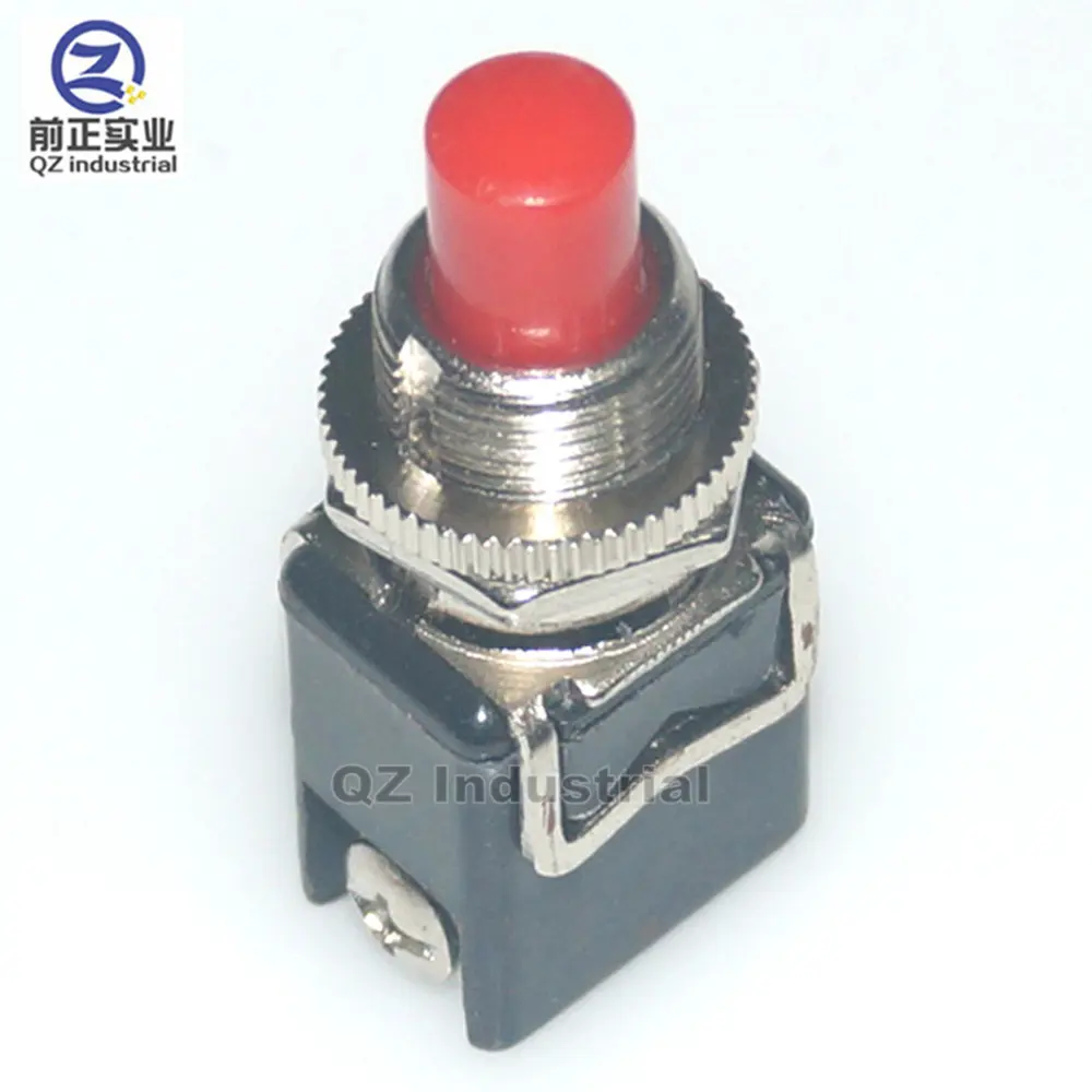 PBS-13B 12mm Red/Green Momentary Guitar Part Push On/Push Off Push Button Switch PBS-13 PBS-13 C PBS-13B