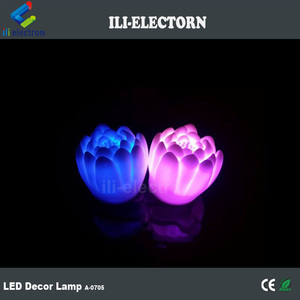 رائعة المعطي لون اللوتس زهرة led متوهجة الجدول مصابيح الديكور - Product Image 2