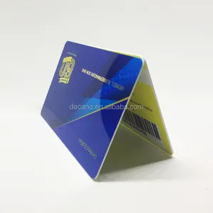 Carte cadeau en plastique, impression thermique, code QR variable et code à barres