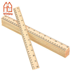 Atacado e Personalizado Régua De Madeira Ecológica Ferramenta De Medição Para A Escola, Escritório Em Massa 12 Polegada/30cm Régua De Ensino De Madeira Natural - Product Image 4