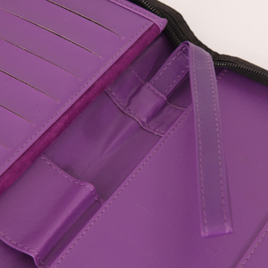Porte-clés en cuir personnalisé, Compact, porte-cartes, sac à fermeture éclair, en cuir, pour chambre d'hôtel, porte-clé de <span class=keywords><strong>voiture</strong></span>, A4 A5 - Product Image 5