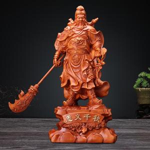 <span class=keywords><strong>Statue</strong></span> en résine de <span class=keywords><strong>Guan</strong></span> <span class=keywords><strong>Yu</strong></span>, style bouddhiste, art artistique, Fengshui, tenant un <span class=keywords><strong>Guan</strong></span> Dao, objet de collection - Product Image 3