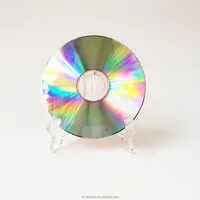 Suporte de plástico para tela de cd, suporte para exibição de disco em plástico com 3.6 polegadas e moldura