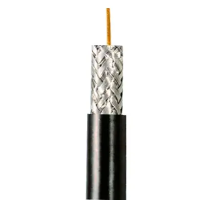 High Quality CCTV Copper Core Aluminum Foil Braid RG59/RG6/RG11 Coaxial Electrical Cable