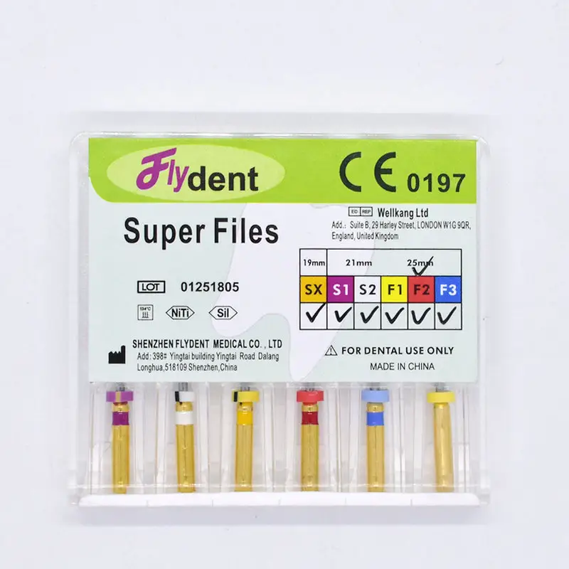 Dental super files dental rotary files endodontic files Use for Root canal cleaning dental instrument