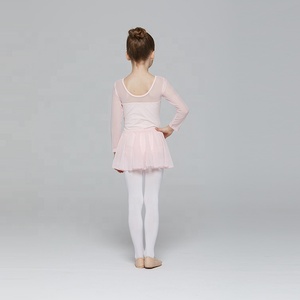 Gaun balet anak perempuan, benang <span class=keywords><strong>Leotard</strong></span> katun lengan panjang desain baru - Product Image 6