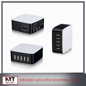 2014 5v 40w 5 port chargeur usb avec ic à <span class=keywords><strong>puce</strong></span> <span class=keywords><strong>pour</strong></span> les comprimés et les téléphones intelligents - Product Image 3