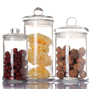 High Quality Wholesale Weeding Glass Food Storage Jar Glass Jar with Lid