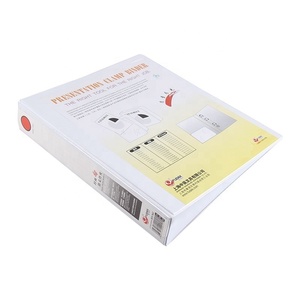 Fudek Office White Stationery PVC Expanding A4 <strong>A5</strong> Size Lever Arch Presentation <strong>Folder</strong> - Product Image 2