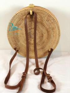 Mochila de ratán de nuevo estilo de Vietnam con marco externo y forro de algodón elegante bolsa de ratán - Product Image 2