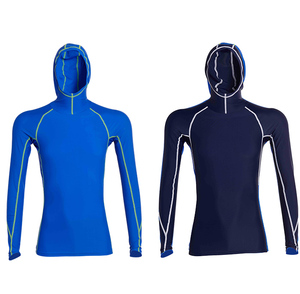 Niza de calidad logotipo personalizado uv protección <span class=keywords><strong>solar</strong></span> <span class=keywords><strong>ropa</strong></span> lycra manga larga para hombre protector de erupción - Product Image 5